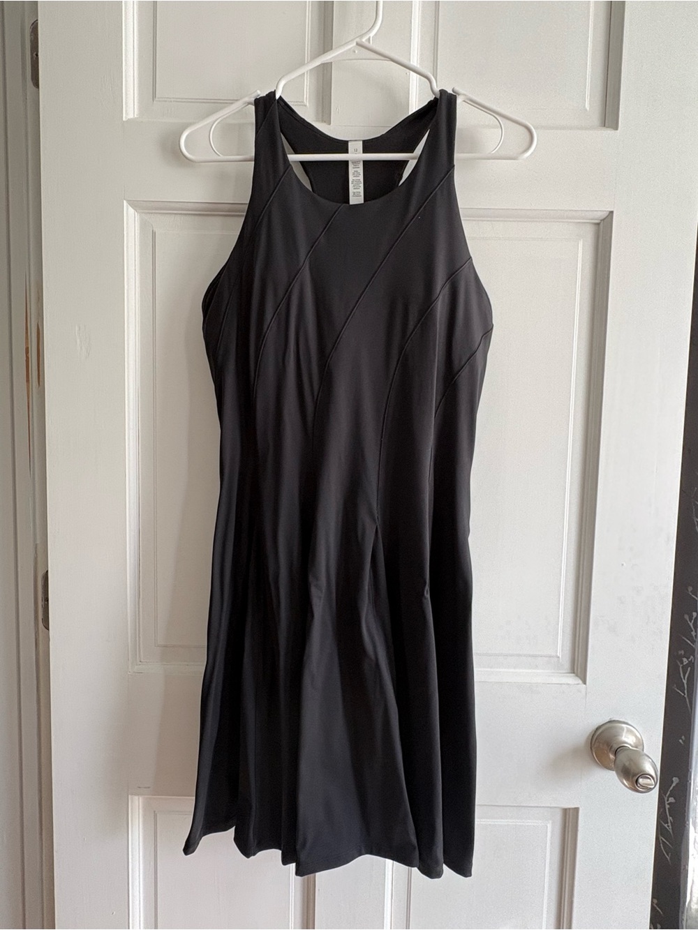 NWT Lululemon Black Court CrushDress Size 12